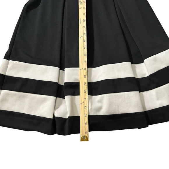 Calvin Klein Fit & Flare Dress Size 8 Office Belted Sleeveless Classic Chic - Picture 12 of 16